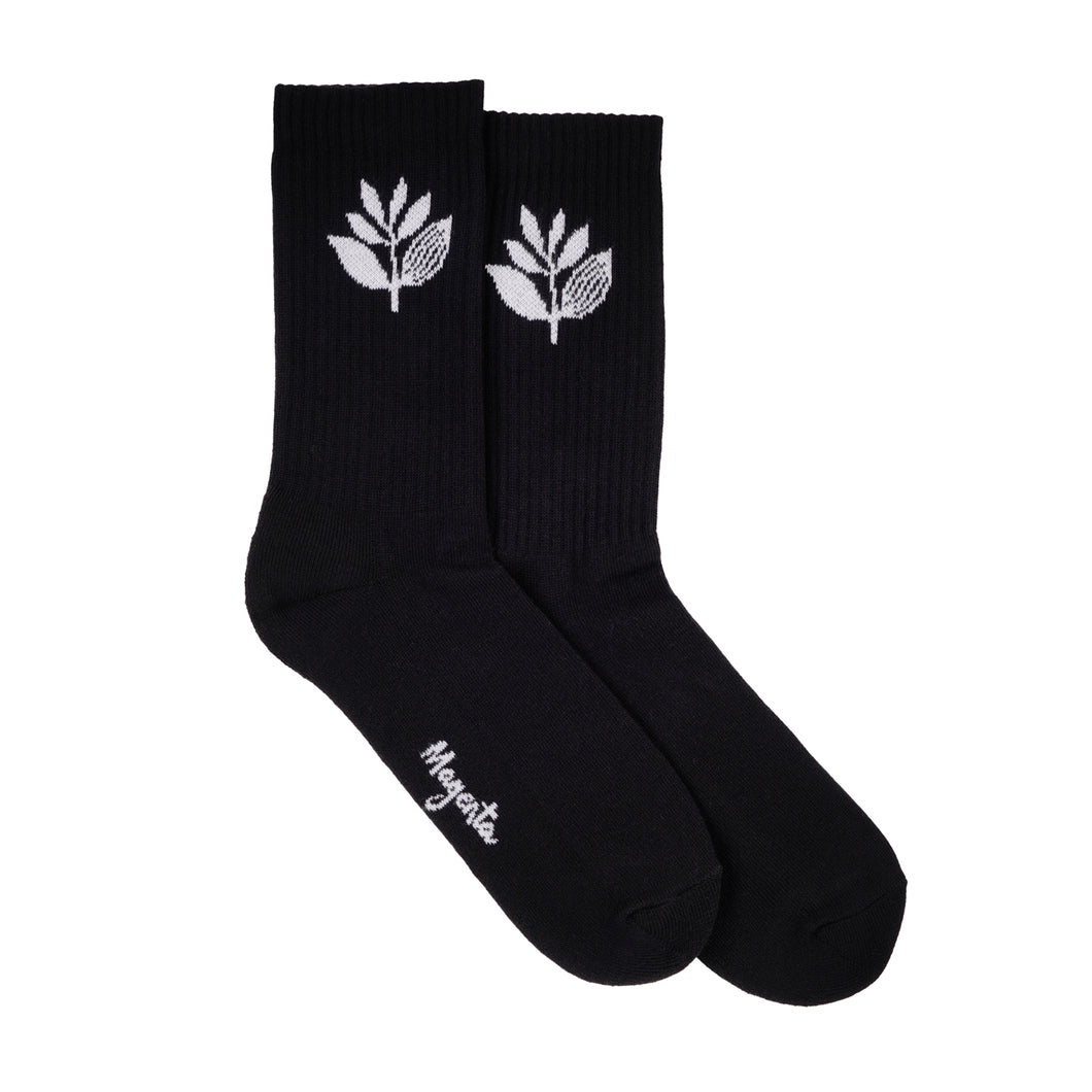 Magenta Plant Socks